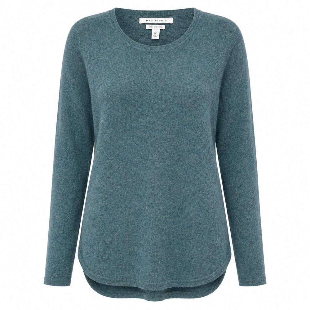 Max Studio Quiet Luxury Cashmere Sweater Womens Small Coastal Grandma Minimalist